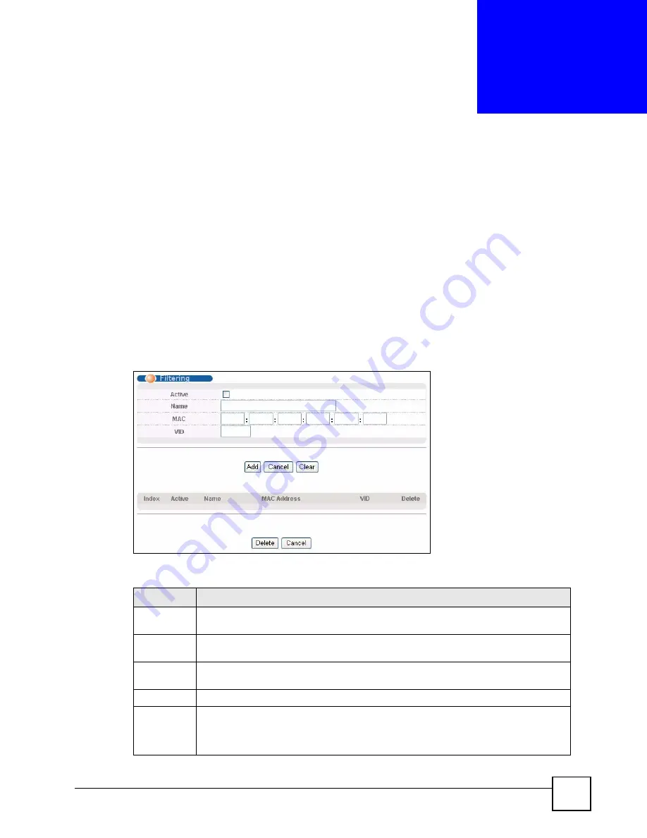 ZyXEL Communications ES-2024 Series User Manual Download Page 105