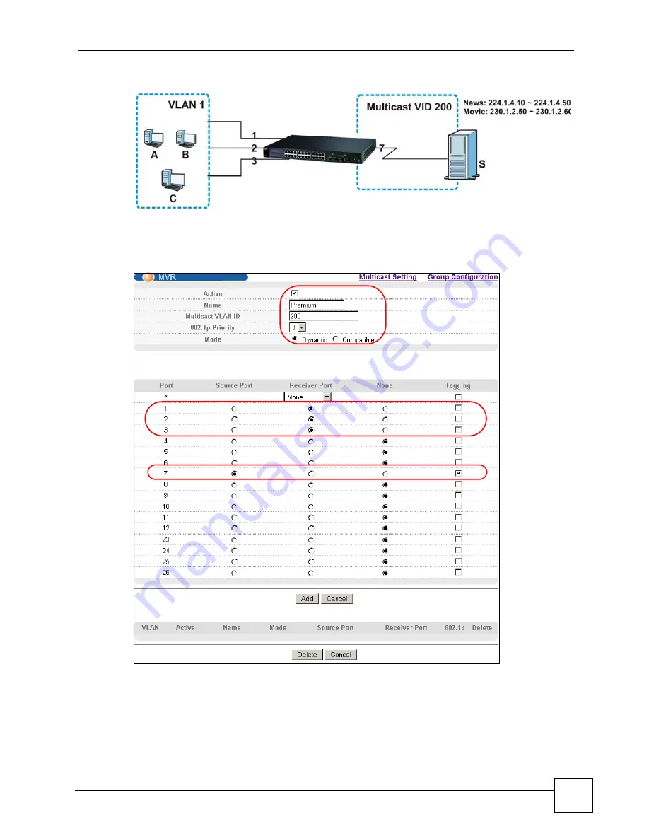 ZyXEL Communications ES-2024 Series User Manual Download Page 155