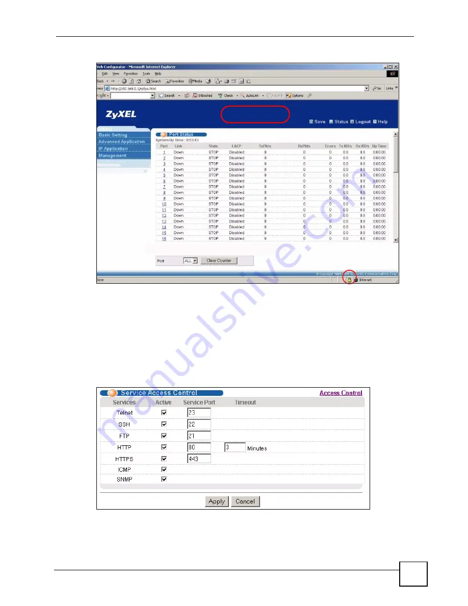 ZyXEL Communications ES-2048 User Manual Download Page 237