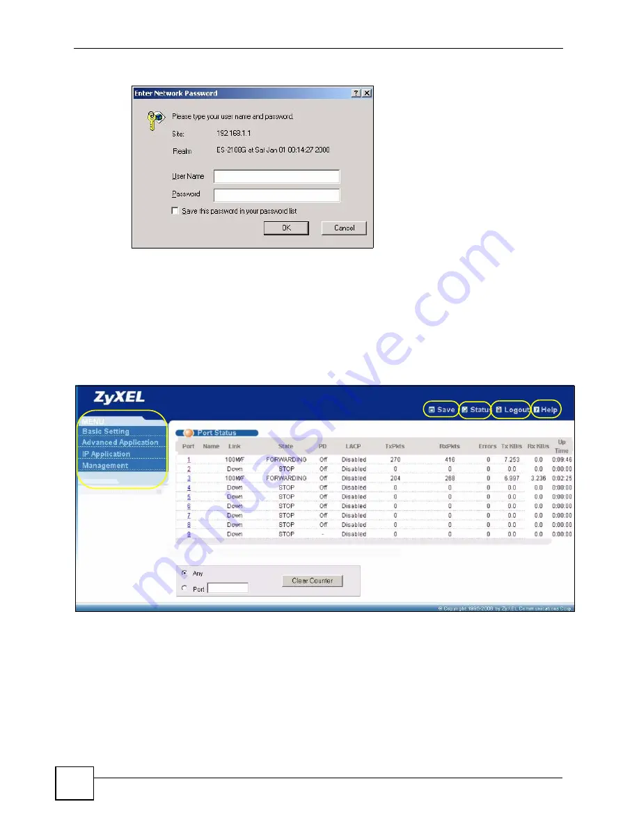 ZyXEL Communications ES-2108 User Manual Download Page 52