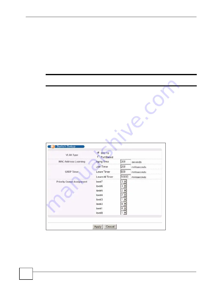 ZyXEL Communications ES-2108 User Manual Download Page 76