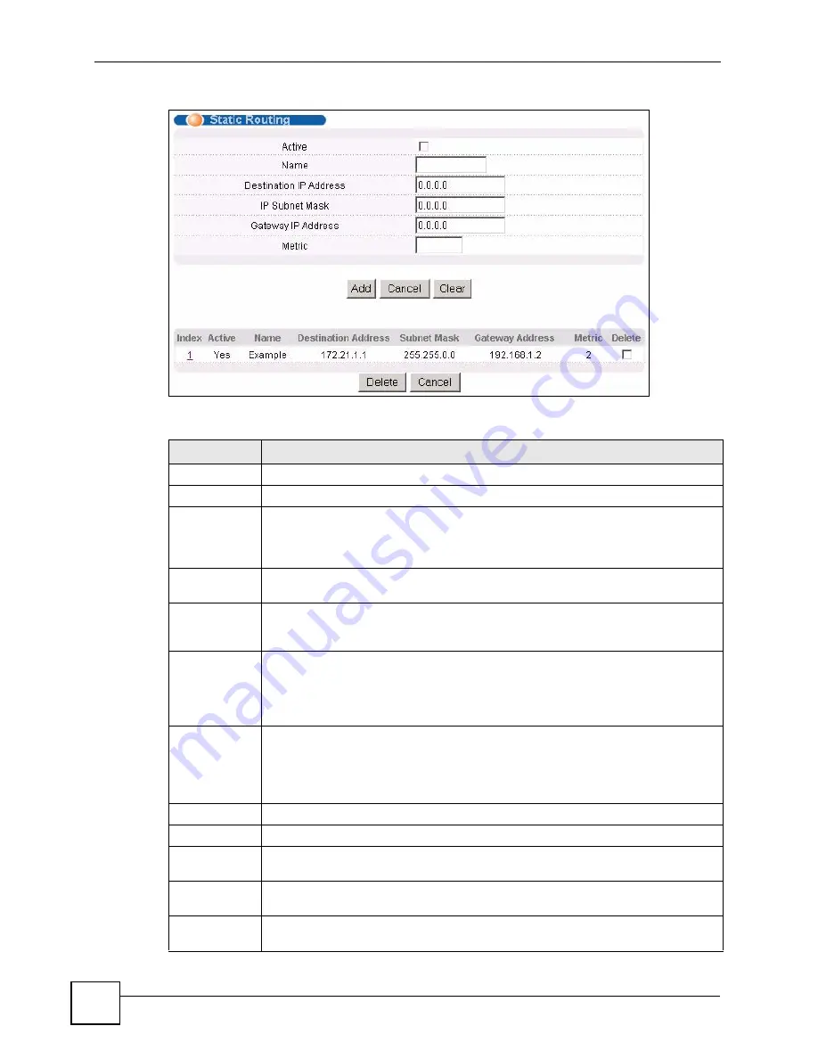 ZyXEL Communications ES-2108 User Manual Download Page 182