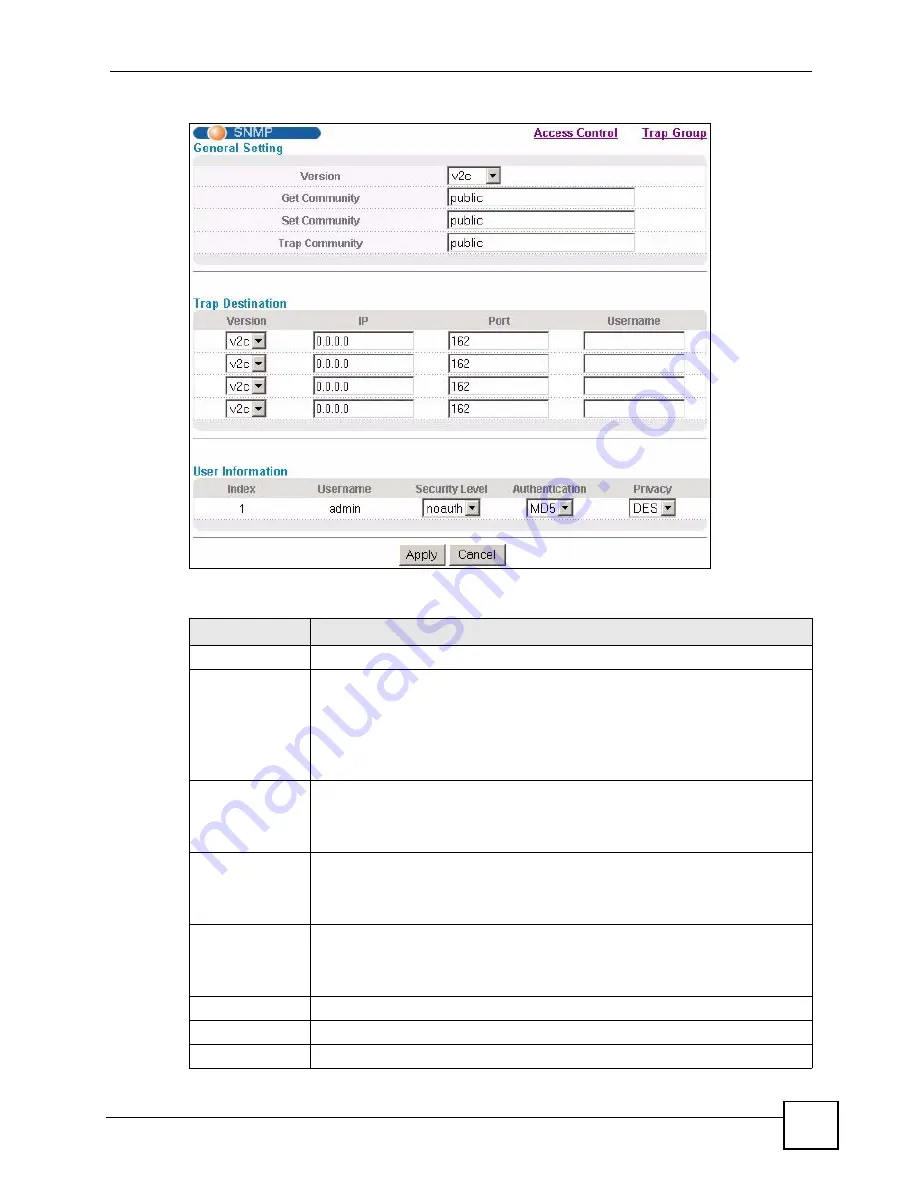 ZyXEL Communications ES-2108 User Manual Download Page 209