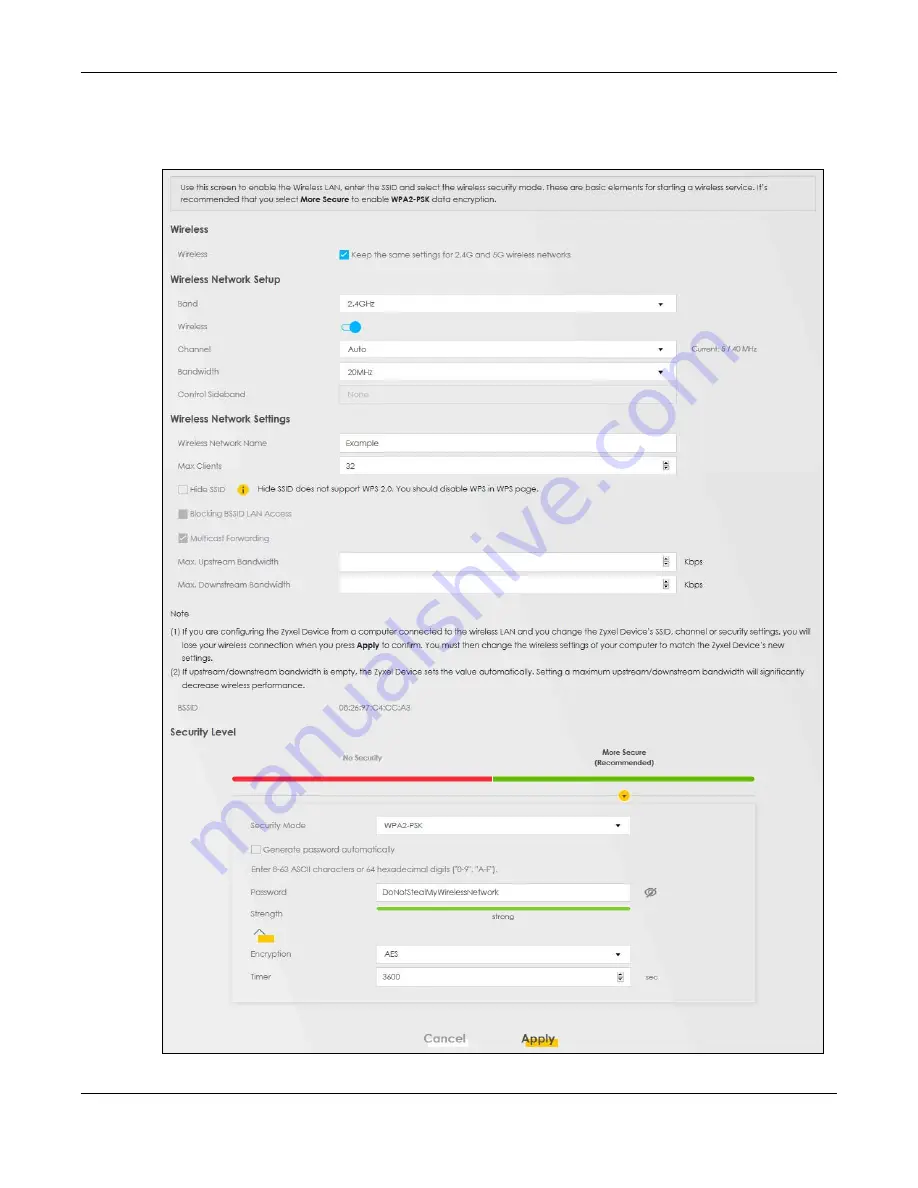 ZyXEL Communications EX3510-B1 User Manual Download Page 40