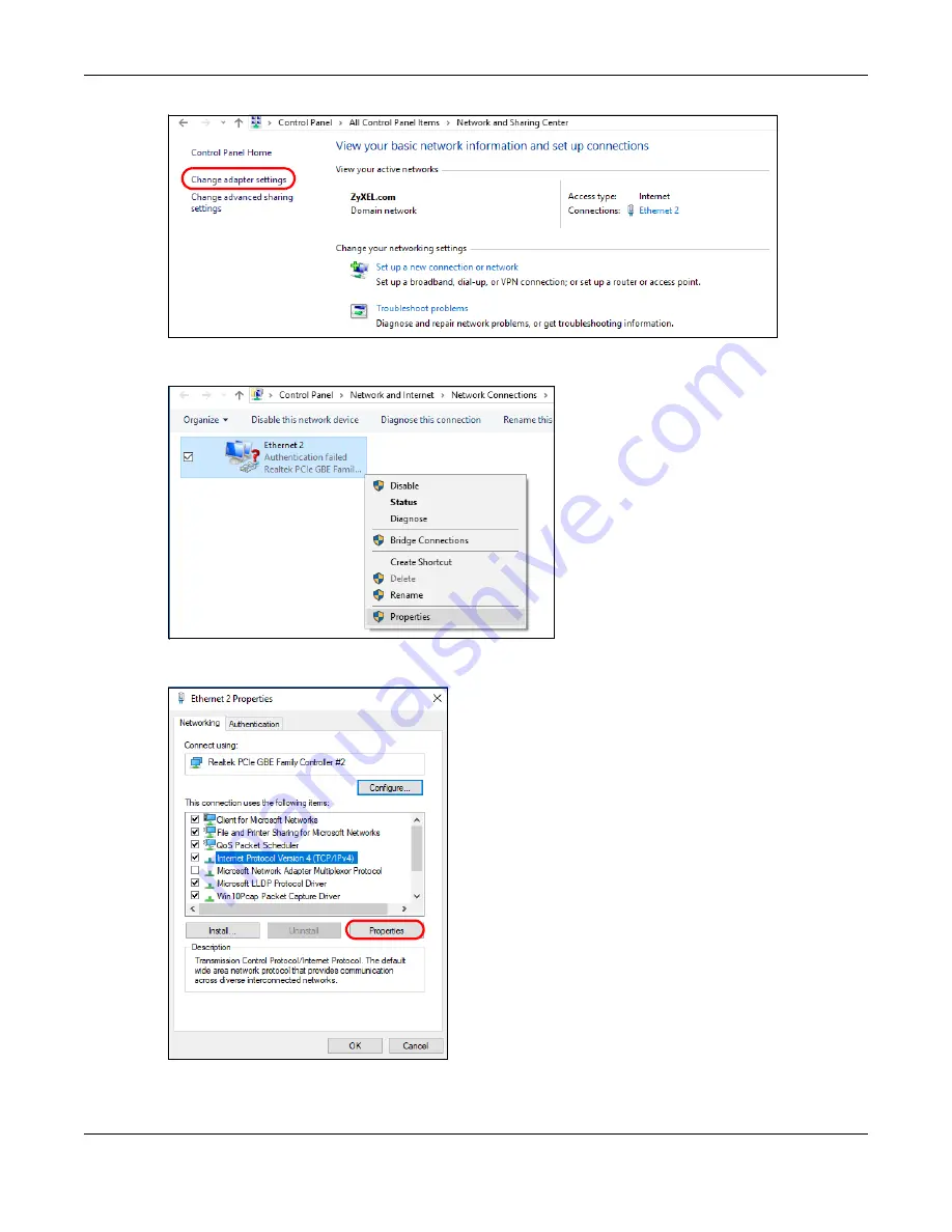 ZyXEL Communications EX3510-B1 User Manual Download Page 282