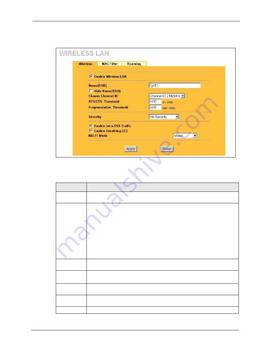 ZyXEL Communications G-2000 Plus V2 User Manual Download Page 85