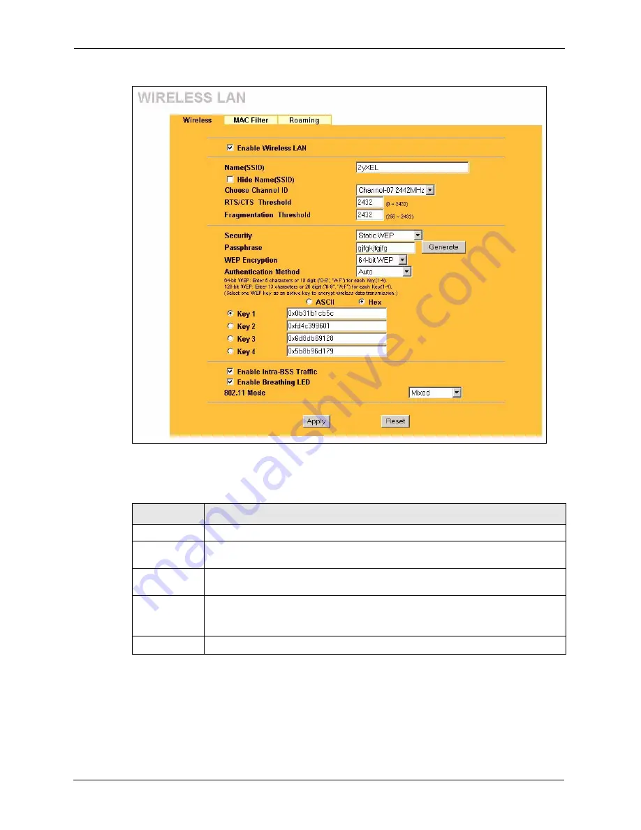 ZyXEL Communications G-2000 Plus V2 User Manual Download Page 88