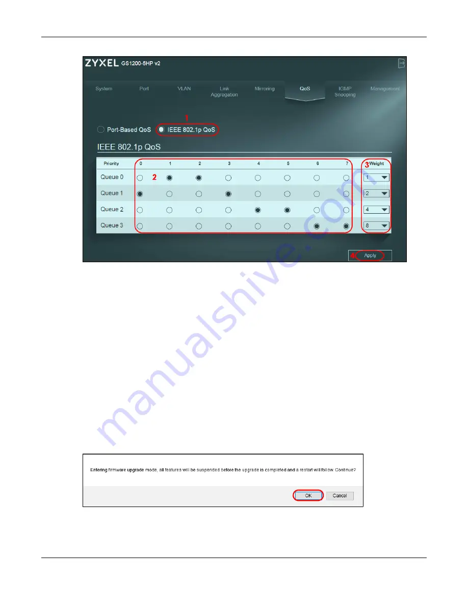 ZyXEL Communications GS1200 SERIES User Manual Download Page 34