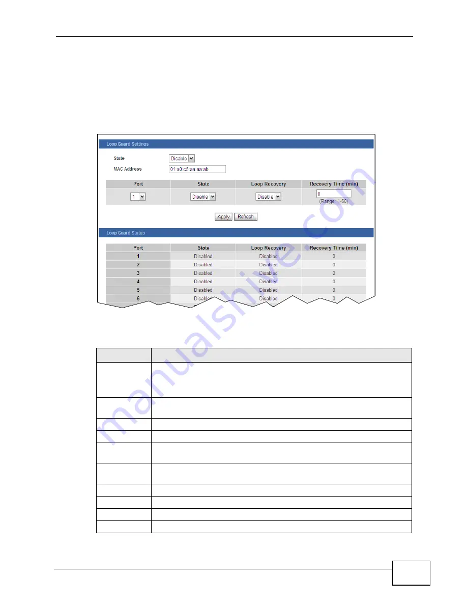 ZyXEL Communications GS1510-16 - Скачать руководство пользователя страница 83