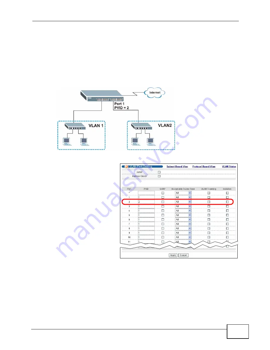 ZyXEL Communications GS2200-24P Series User Manual Download Page 55