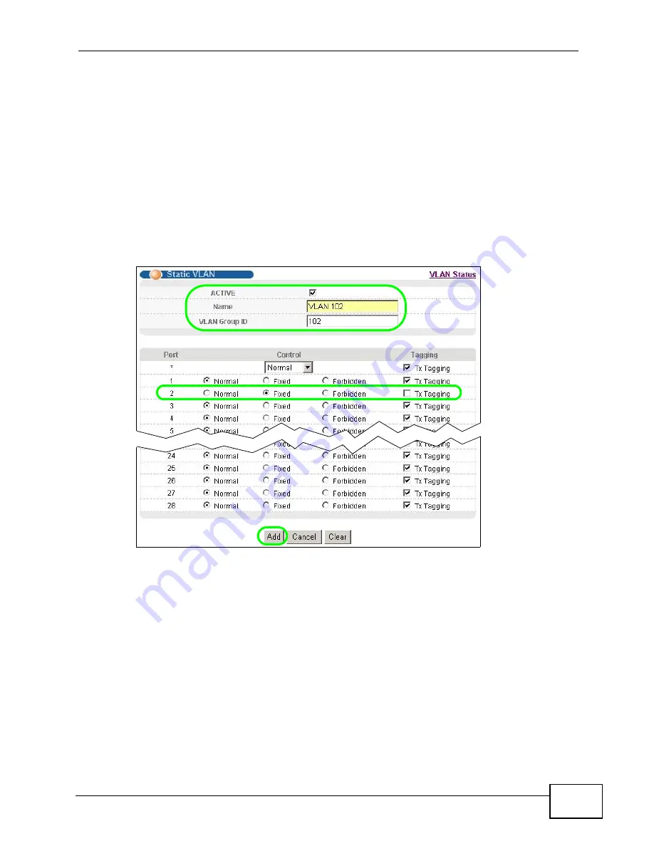 ZyXEL Communications GS2200-24P Series User Manual Download Page 63