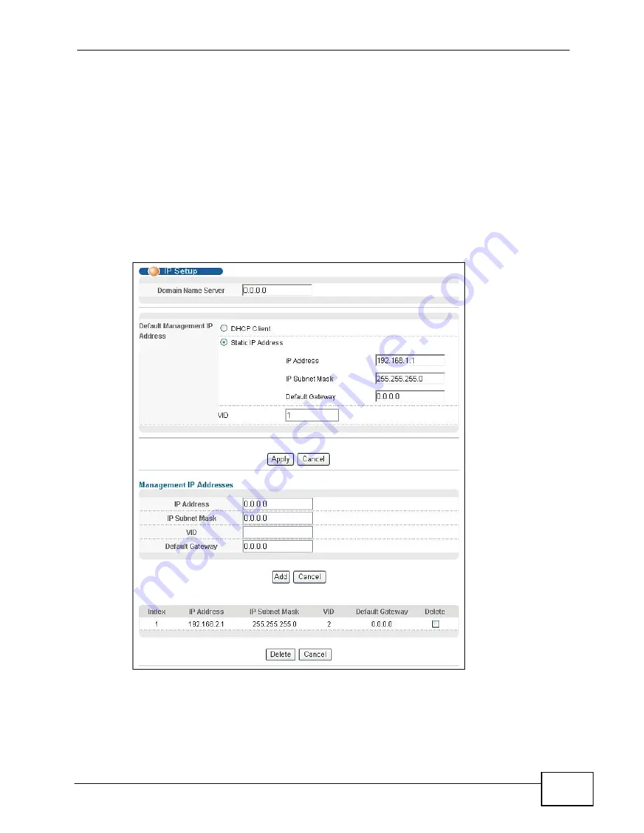 ZyXEL Communications GS2200-24P Series User Manual Download Page 81