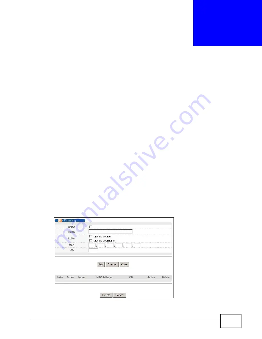 ZyXEL Communications GS2200-24P Series User Manual Download Page 121