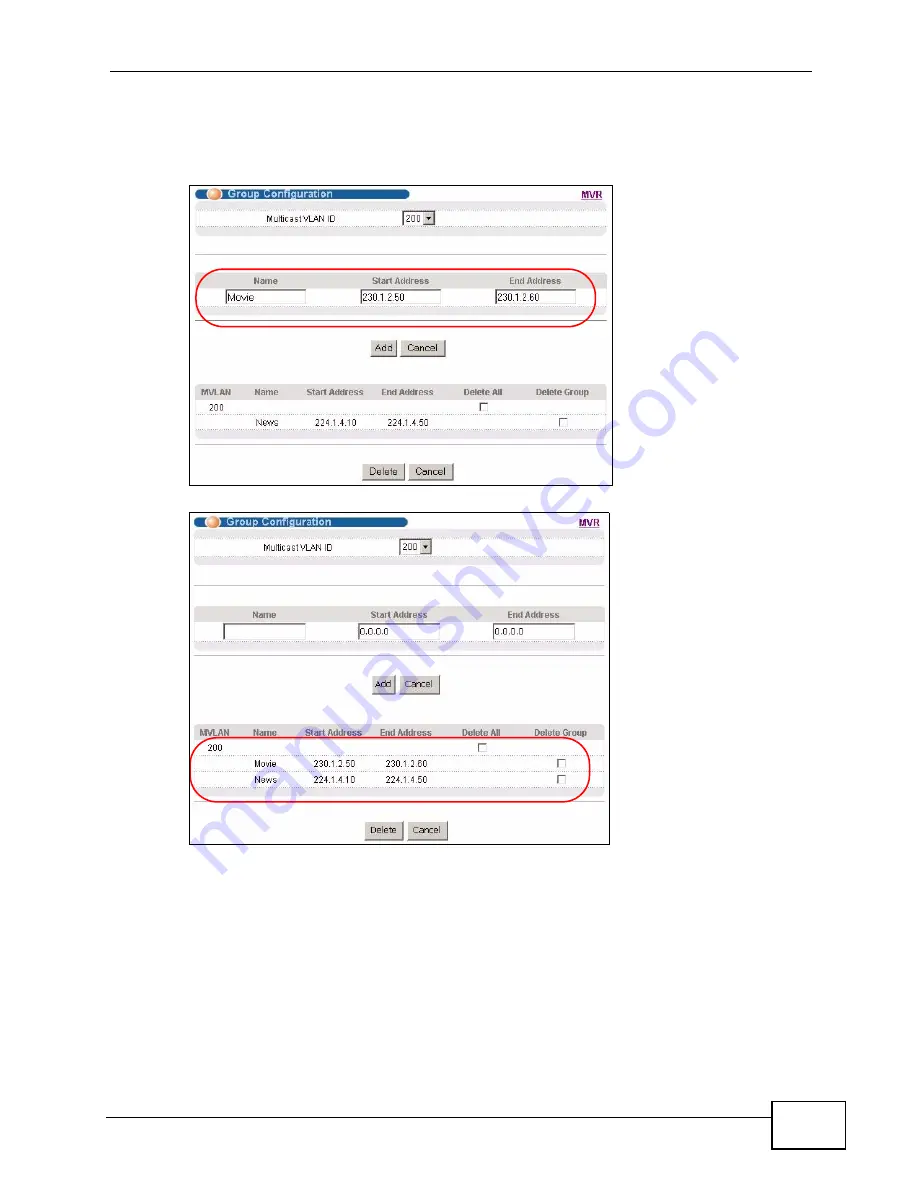 ZyXEL Communications GS2200-24P Series User Manual Download Page 207