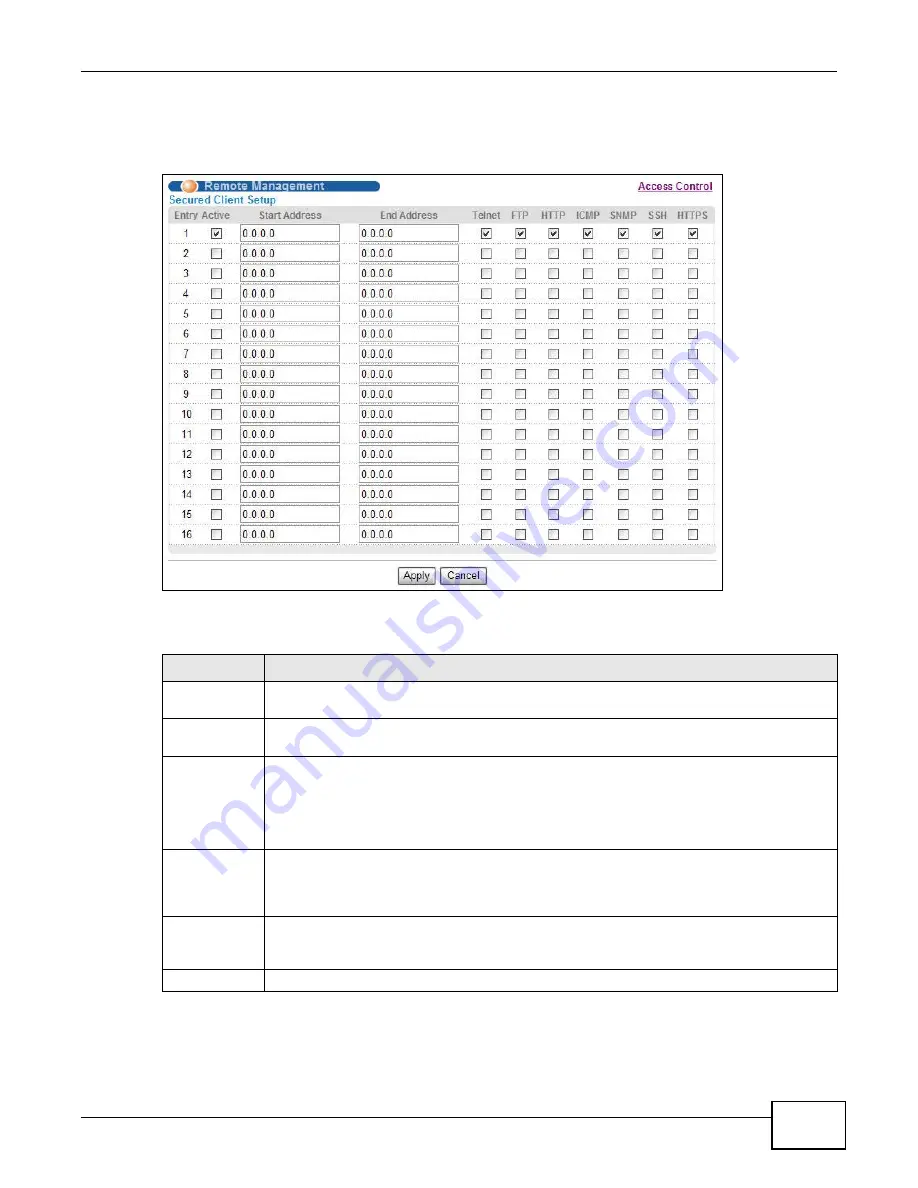 ZyXEL Communications GS2200 Series Скачать руководство пользователя страница 263