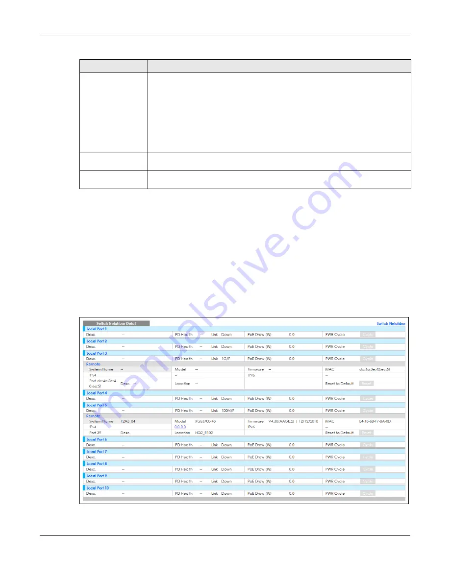 ZyXEL Communications GS2220-10 User Manual Download Page 99