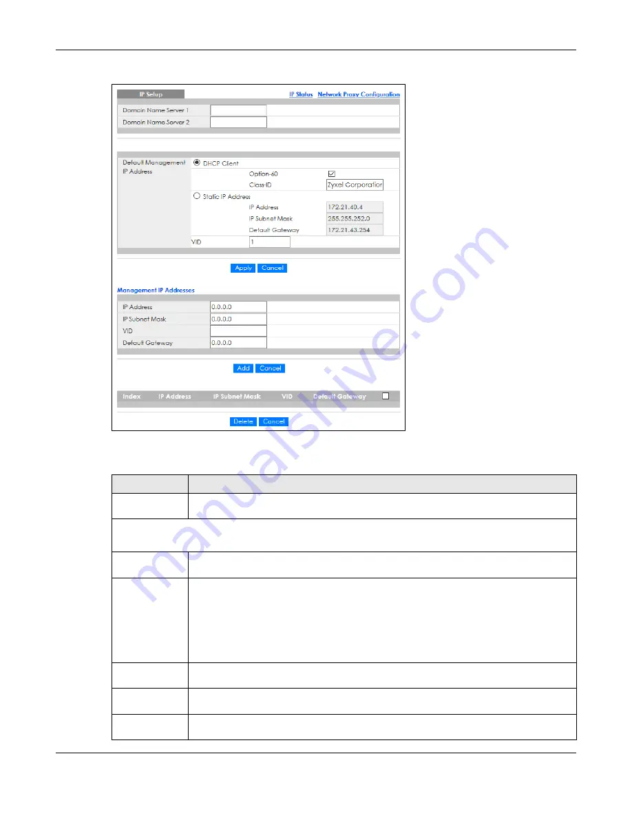 ZyXEL Communications GS2220-10 User Manual Download Page 110