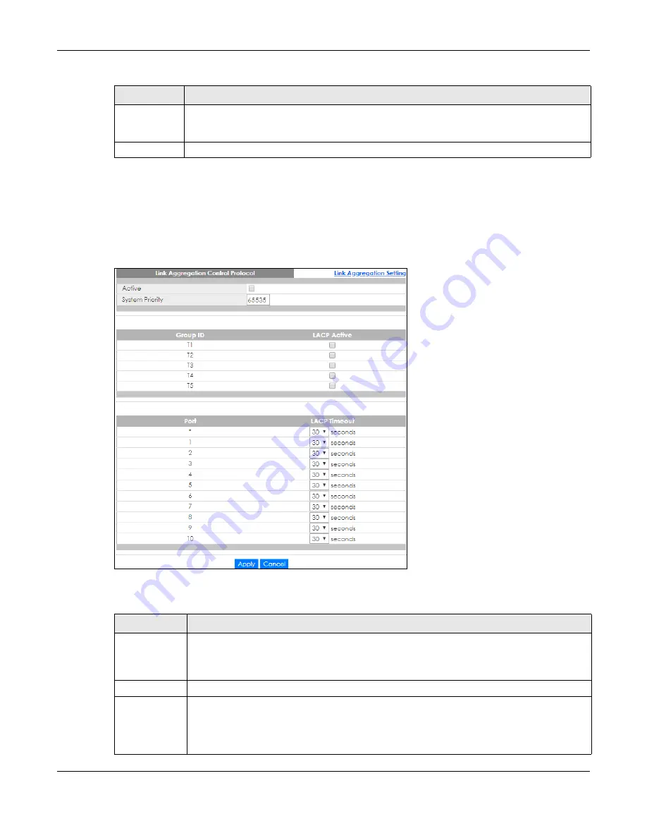 ZyXEL Communications GS2220-10 User Manual Download Page 191