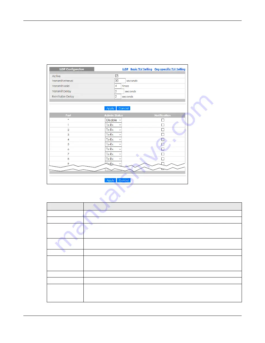 ZyXEL Communications GS2220-10 User Manual Download Page 331