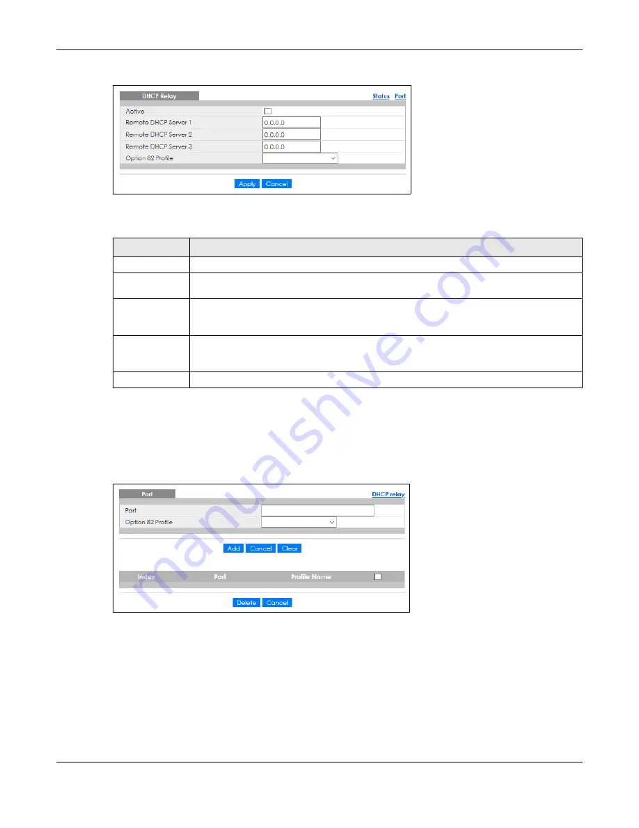 ZyXEL Communications GS2220-10 User Manual Download Page 375