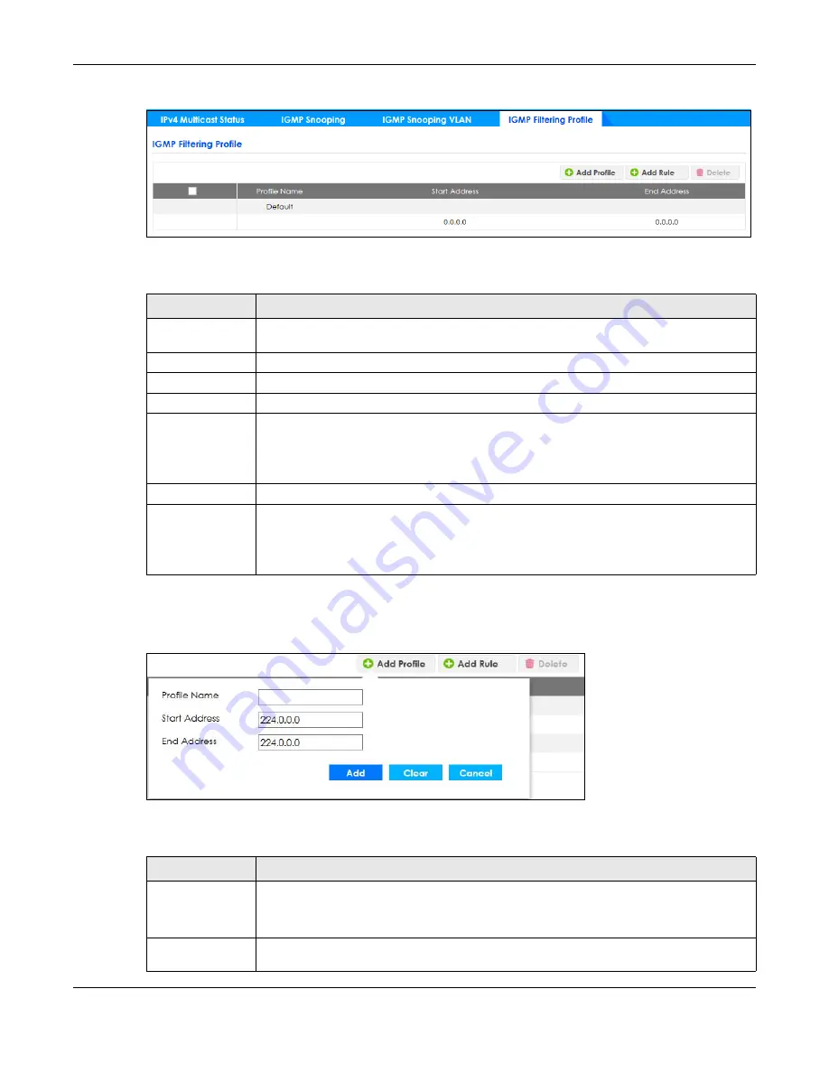 ZyXEL Communications GS2220-10 User Manual Download Page 495