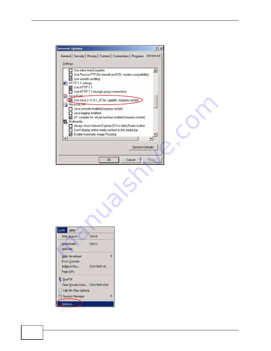 ZyXEL Communications HES-309M User Manual Download Page 186