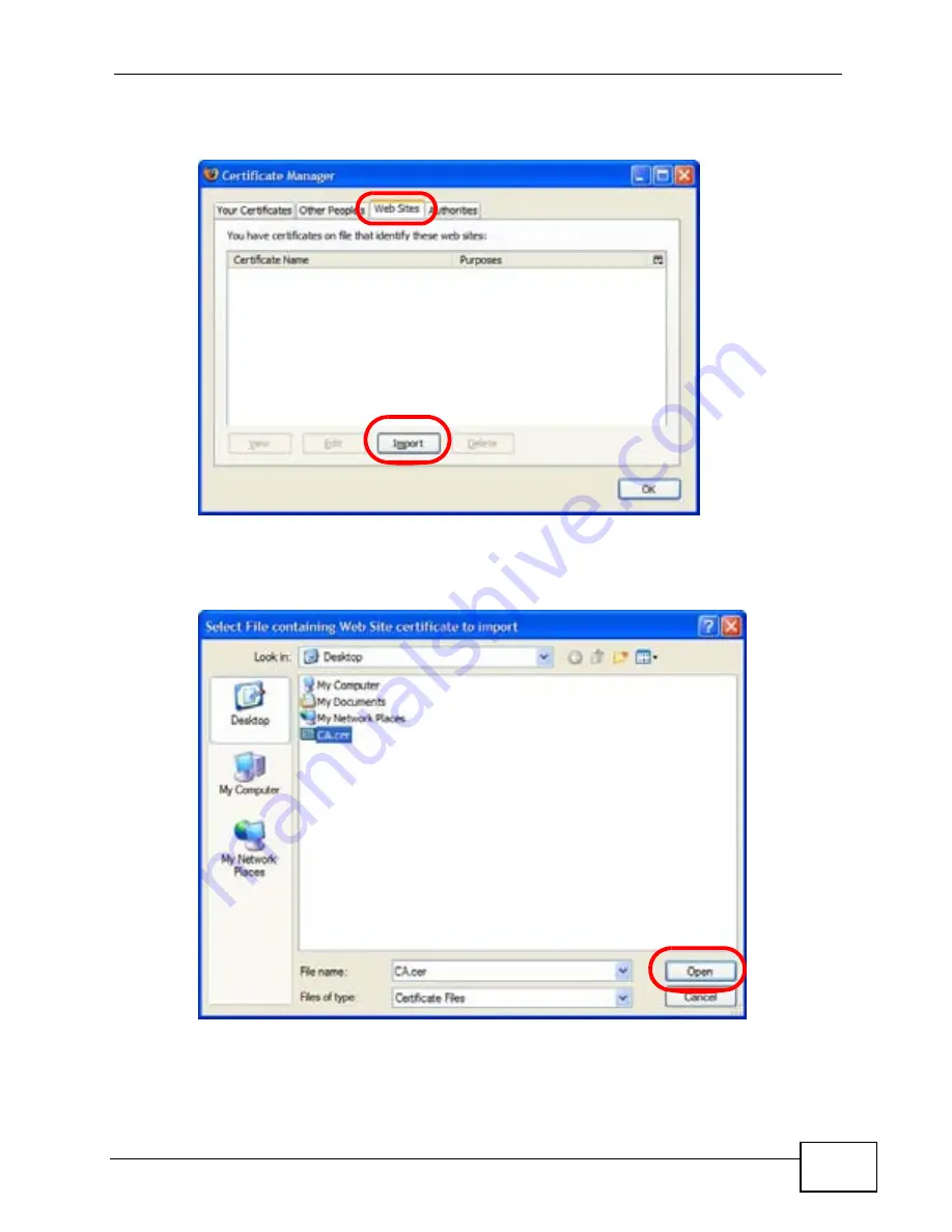 ZyXEL Communications HES-309M User Manual Download Page 215