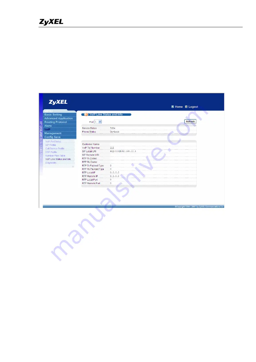 ZyXEL Communications IES-1248-51V Support Notes Download Page 22