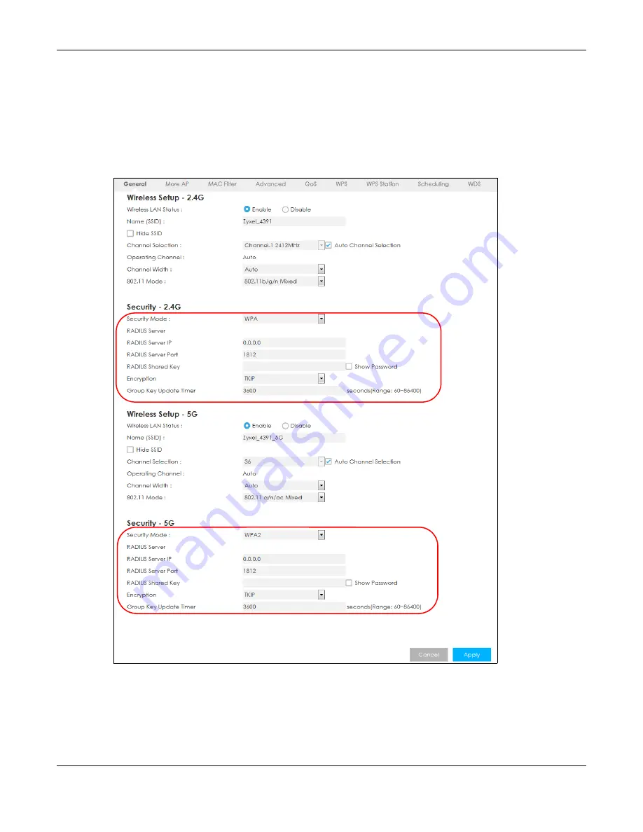 ZyXEL Communications LTE5366 Series User Manual Download Page 75