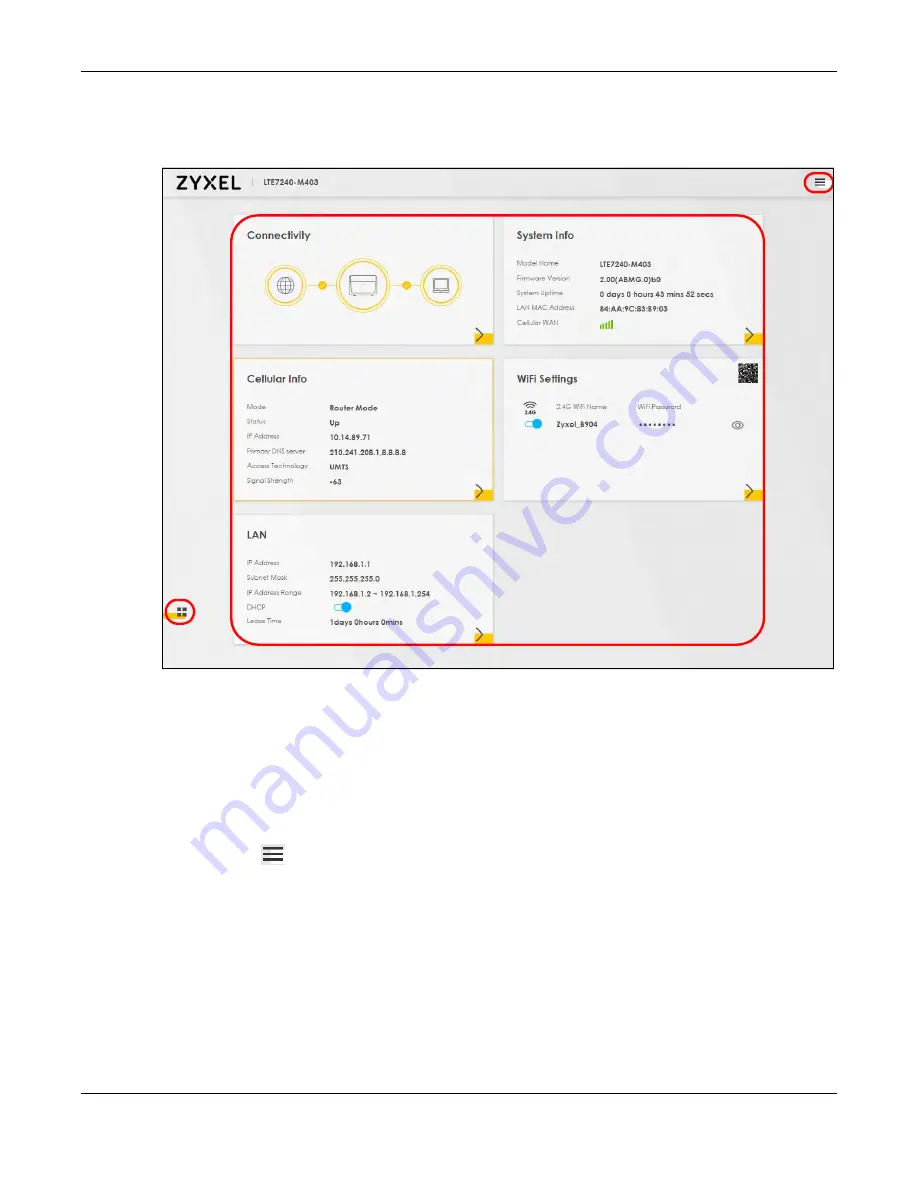 ZyXEL Communications LTE7461-M602 Скачать руководство пользователя страница 19