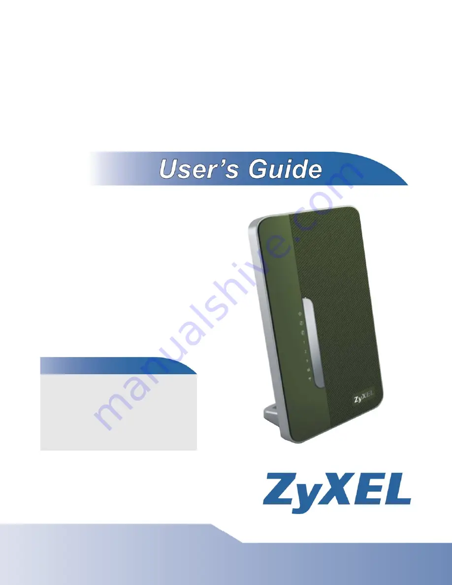 ZyXEL Communications MAX-207HW2R Скачать руководство пользователя страница 1