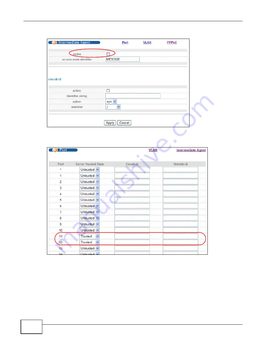 ZyXEL Communications MES3500-24 User Manual Download Page 64