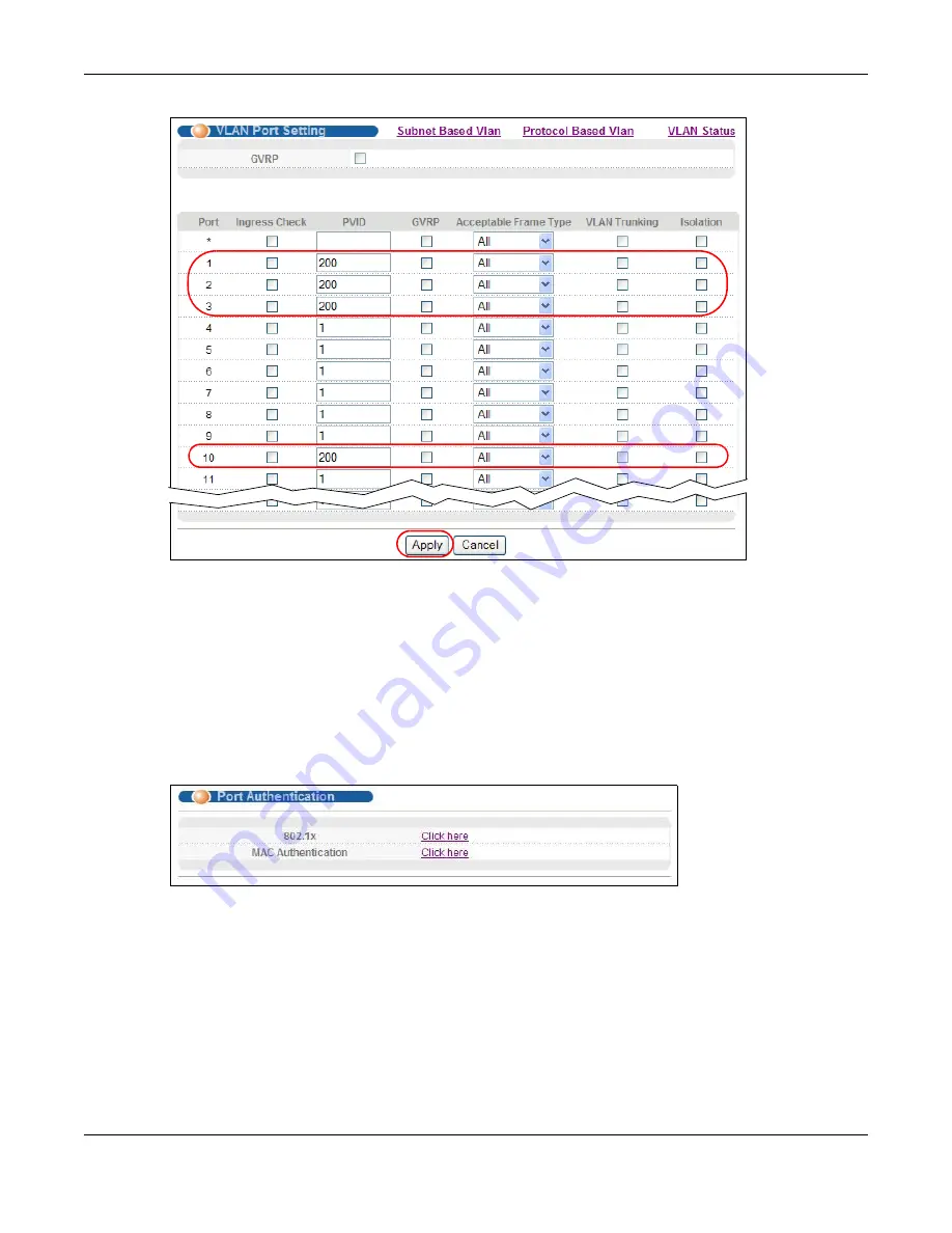 ZyXEL Communications MES3500 Series User Manual Download Page 65