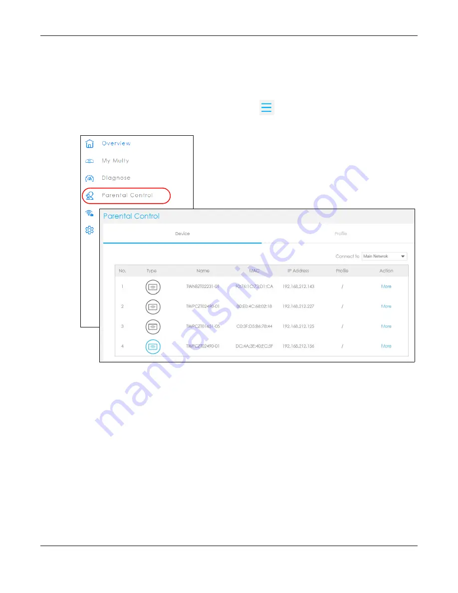 ZyXEL Communications Multy Plus User Manual Download Page 25