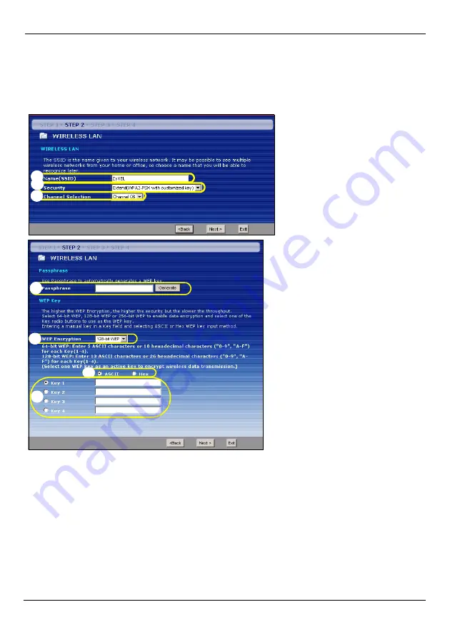 ZyXEL Communications NBG-334SH Quick Start Manual Download Page 61