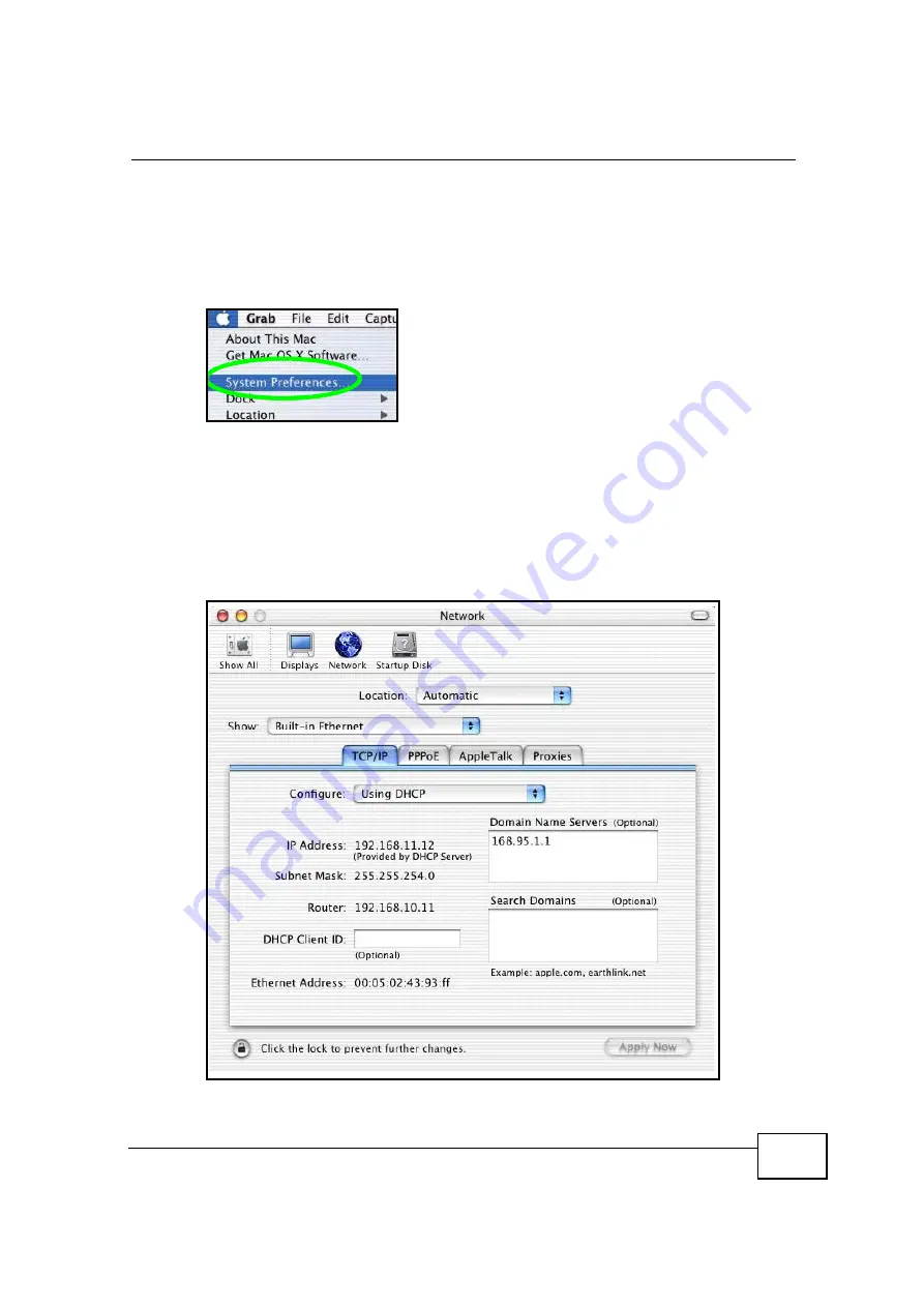 ZyXEL Communications NBG-417N User Manual Download Page 244