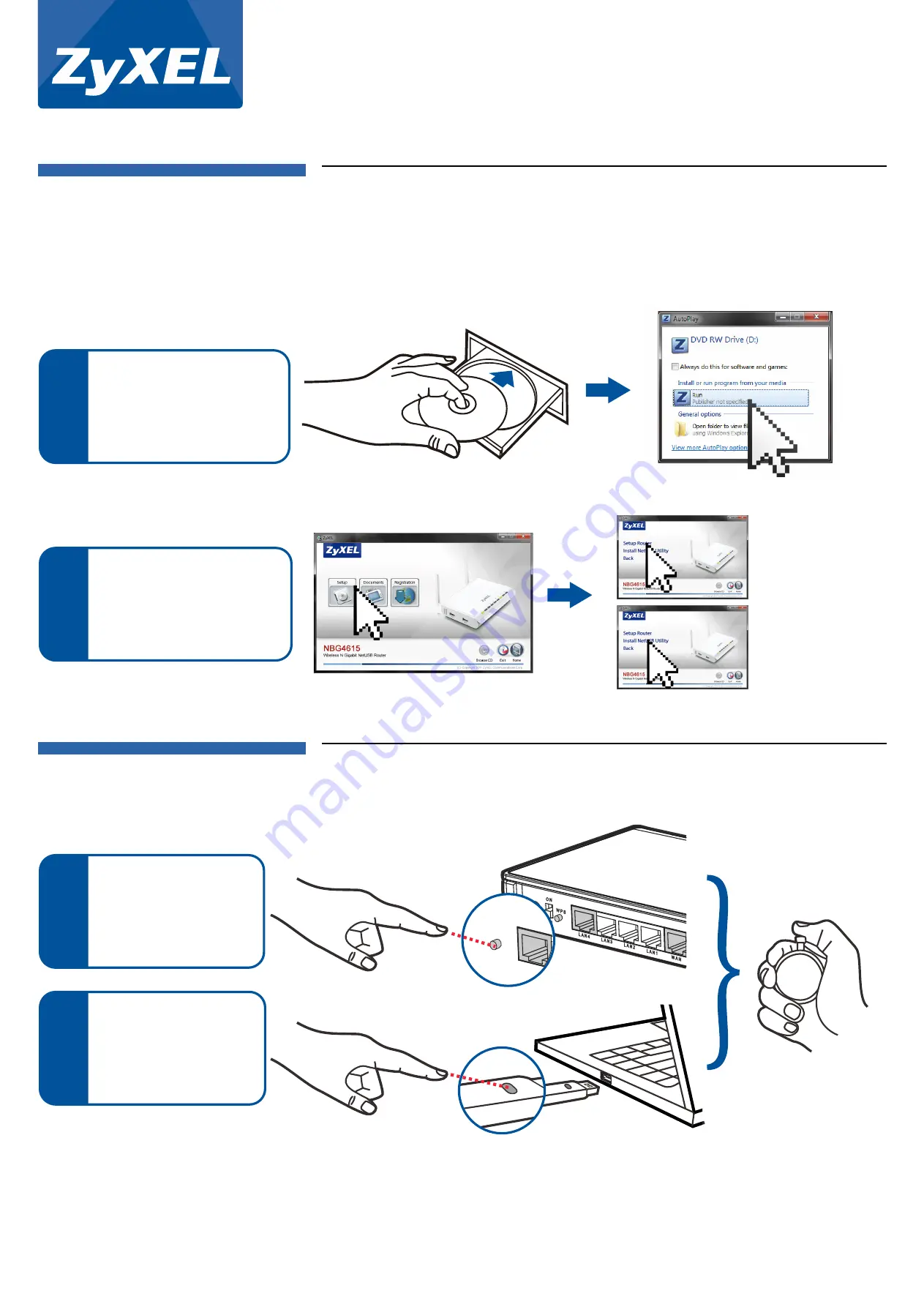 ZyXEL Communications NBG-4615 Quick Start Manual Download Page 2