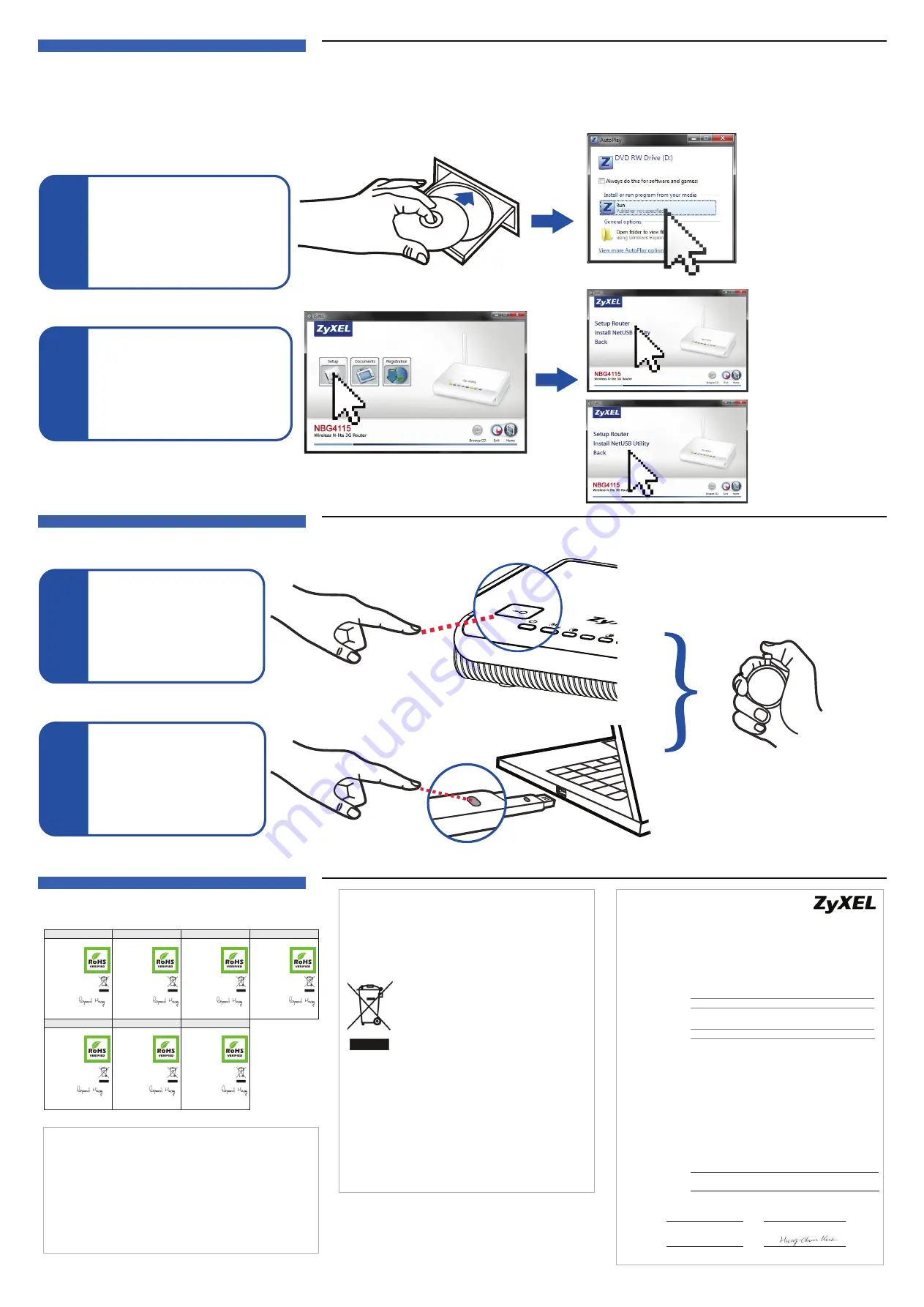 ZyXEL Communications NBG4115 Quick Start Manual Download Page 2