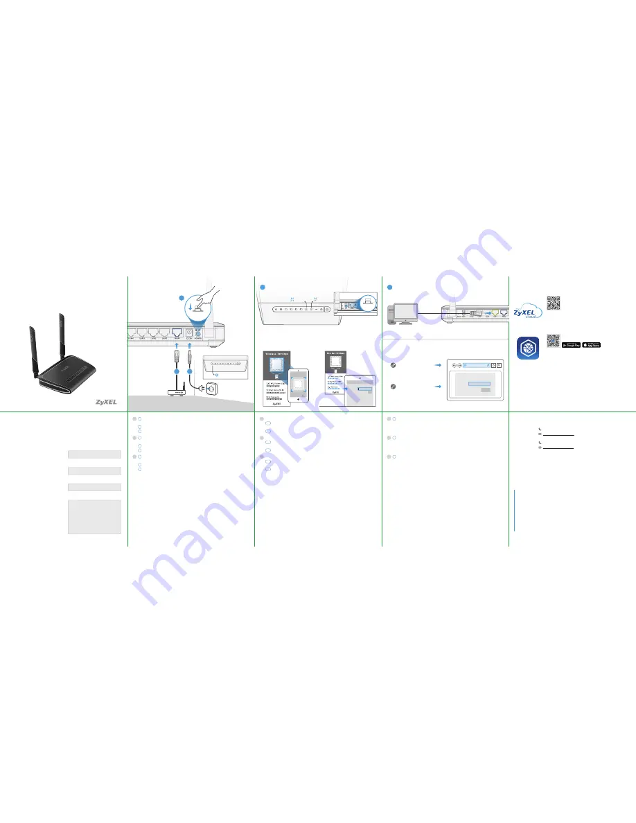 ZyXEL Communications NBG6617 Quick Start Manual Download Page 4