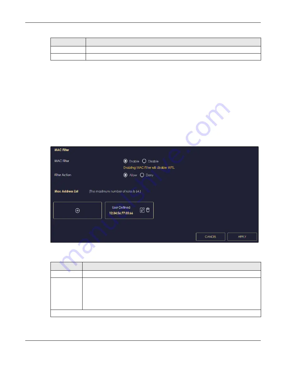 ZyXEL Communications NBG7815 User Manual Download Page 114