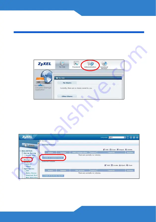 ZyXEL Communications NSA-220 Plus Quick Start Manual Download Page 151