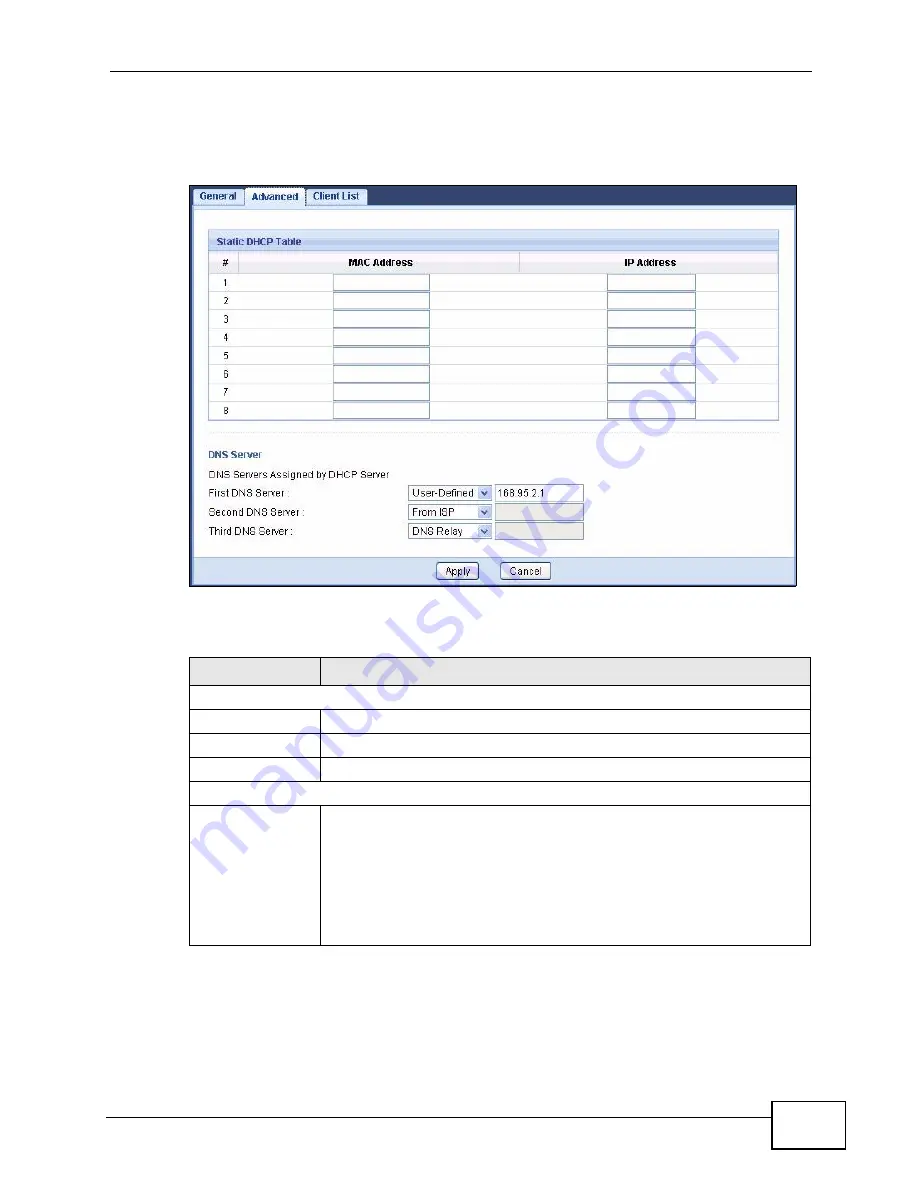 ZyXEL Communications NVG2053 User Manual Download Page 127