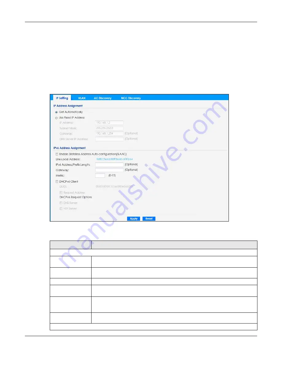 ZyXEL Communications nwa series User Manual Download Page 107