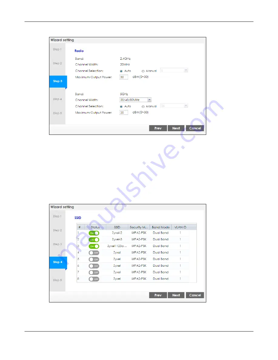 ZyXEL Communications NWA1000 Series User Manual Download Page 49