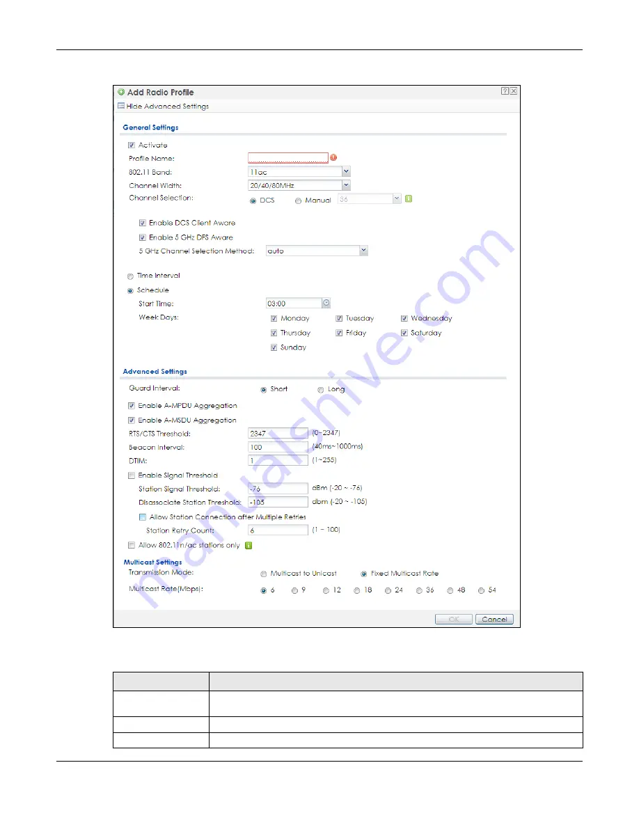 ZyXEL Communications NWA1000 Series User Manual Download Page 101