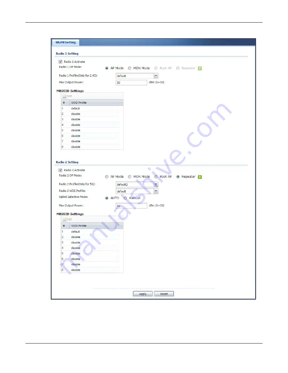 ZyXEL Communications NWA1123-ACv2 User Manual Download Page 55