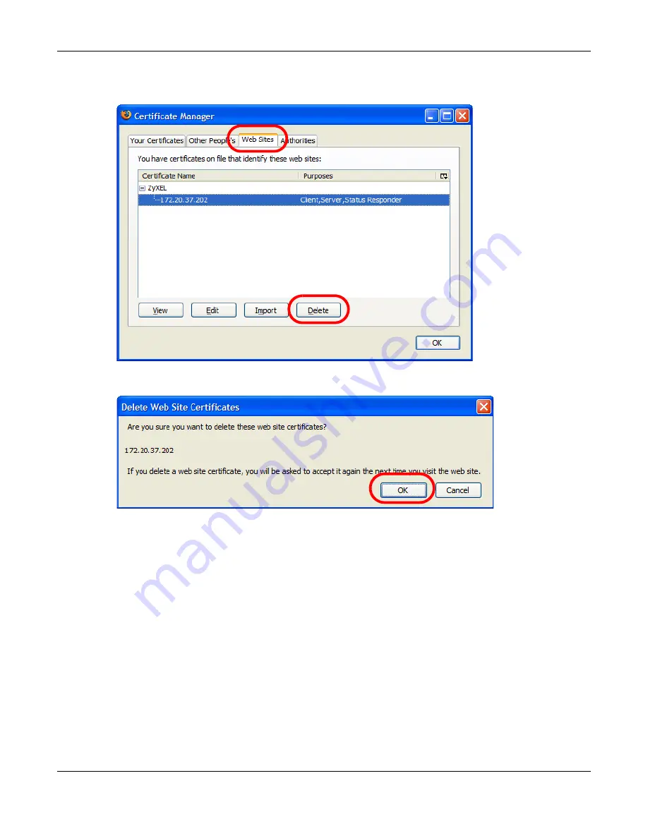 ZyXEL Communications NWA1123-ACv2 User Manual Download Page 188