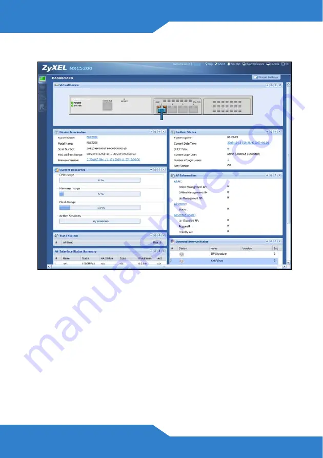 ZyXEL Communications NXC5200 Quick Start Manual Download Page 24