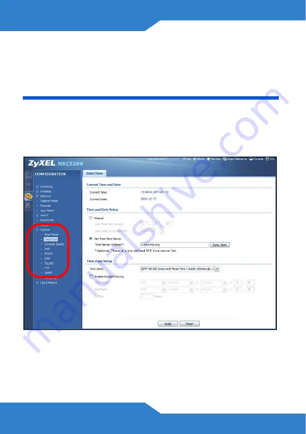 ZyXEL Communications NXC5200 Quick Start Manual Download Page 42