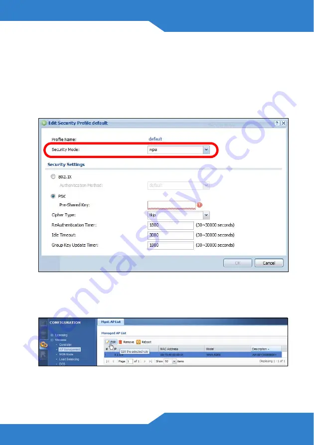 ZyXEL Communications NXC5200 Quick Start Manual Download Page 63